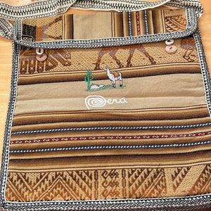 Bag Peruvian Shoulder Bag Crossbody Hand Woven - Multi-design messenger bag.